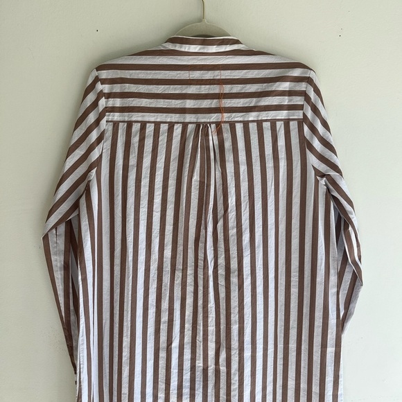 NWT! FORTELA Valery Striped Embellished Cotton-Voile Maxi Dress Size Small - Picture 10 of 10